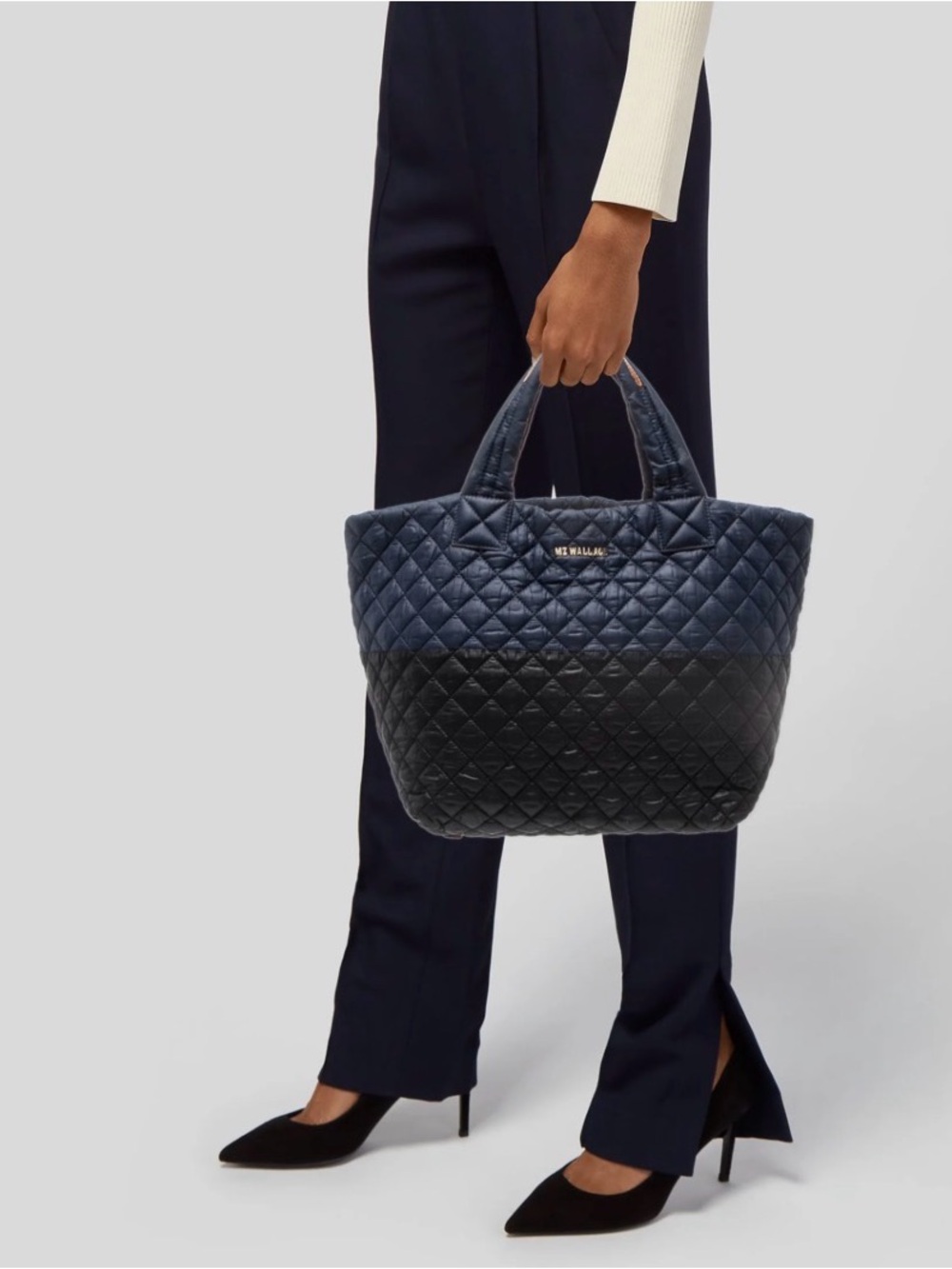 MZ Wallace Medium Metro Tote Two Toned